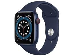 【新品】 純正 アップル / APPLE Apple Watch Series 6 GPS+Cellularモデル 44mm M09A3J/A ブルーアルミニウムケース ディープネイビー..