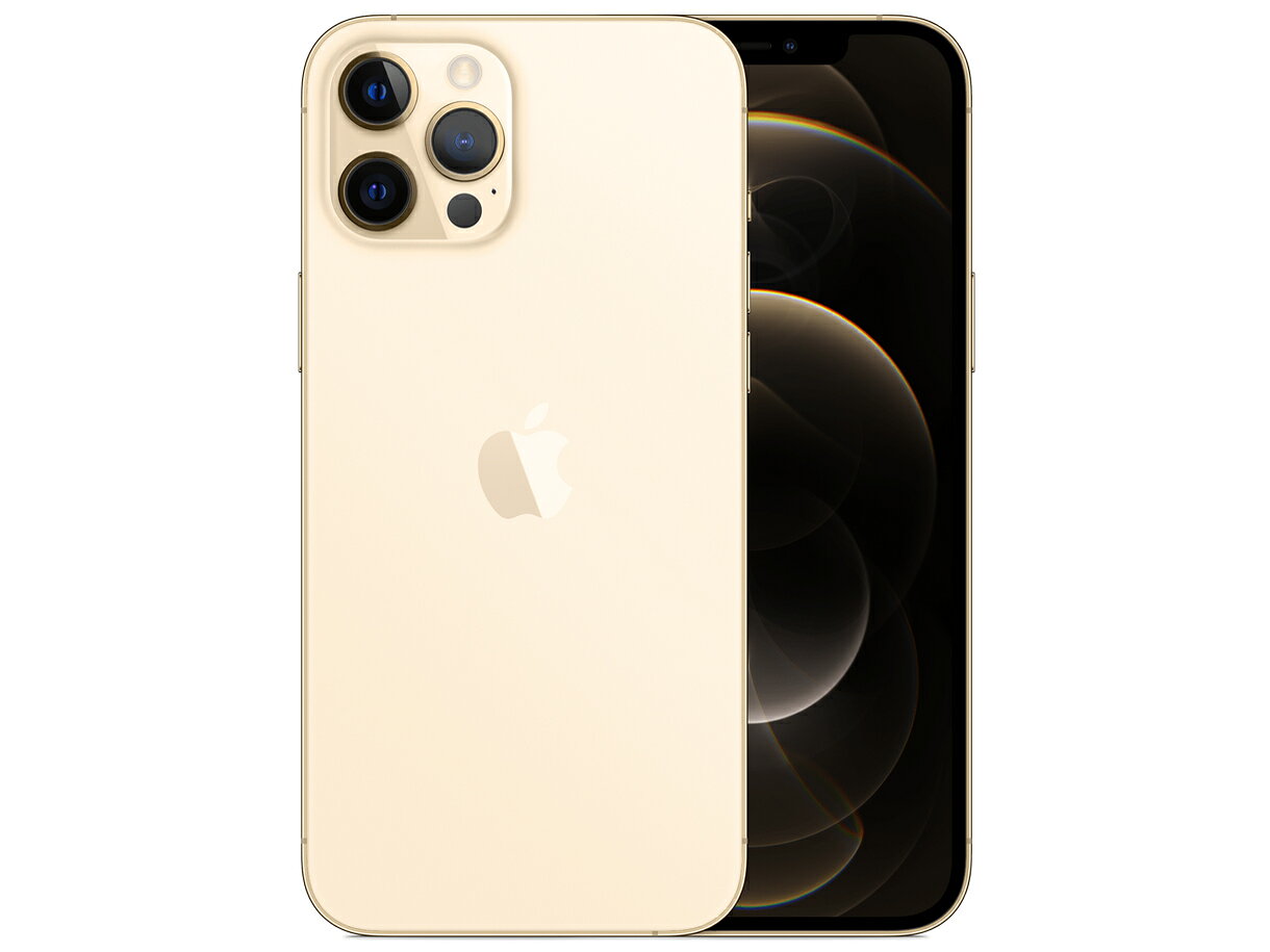 【中古】Aランク【目立った傷や汚れなし】 SIMフリー iphone12 Pro 128GB ゴールド 利用制限〇(白ロム) 送料無料