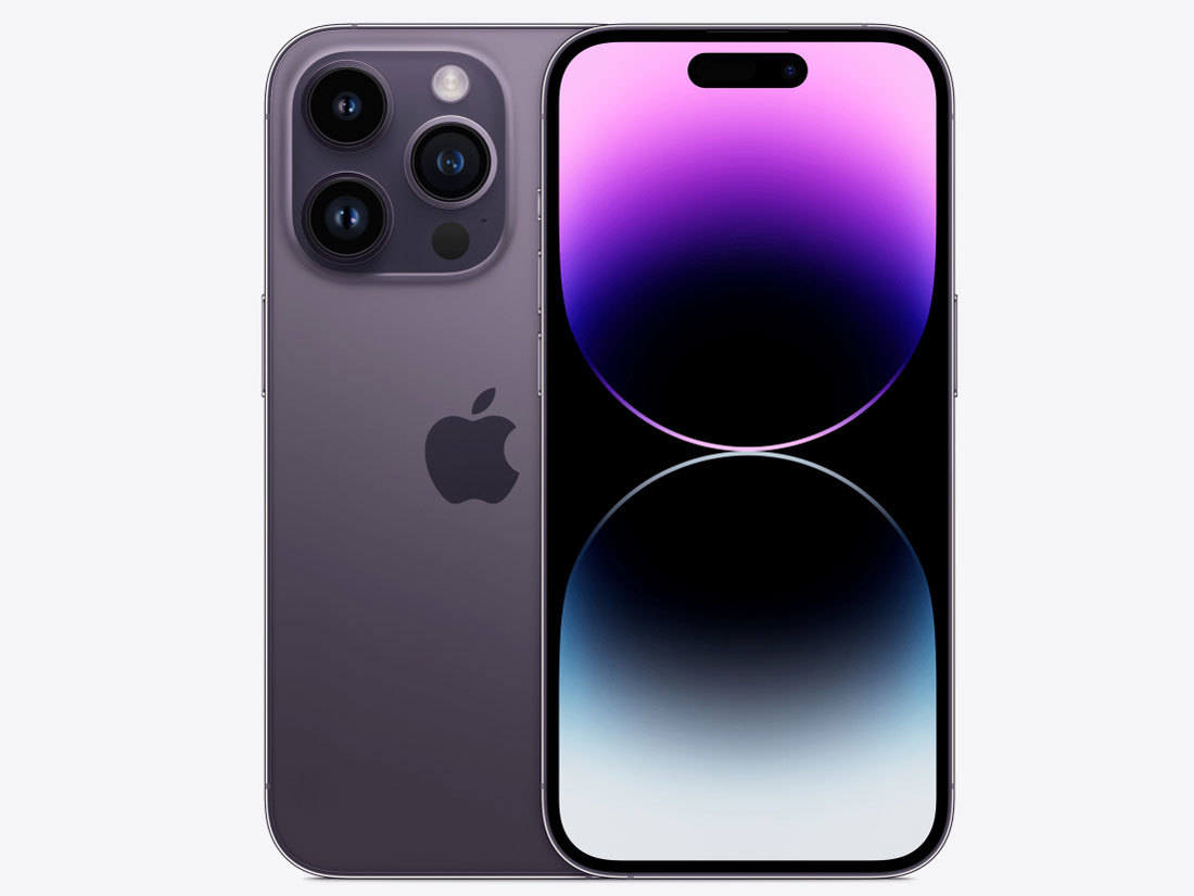 【未使用・本体のみ】 SIMフリー iPhone14 Pro 1TB ディープパープル 利用制限▲(赤ロム永久保証) 送料無料