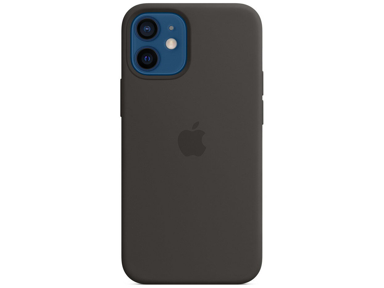 乐天商城 - 【新品 Apple純正品】Apple iPhone 12 mini Silicone Case MagSafe対応 ブラック MHKX3FE/A 送料無料