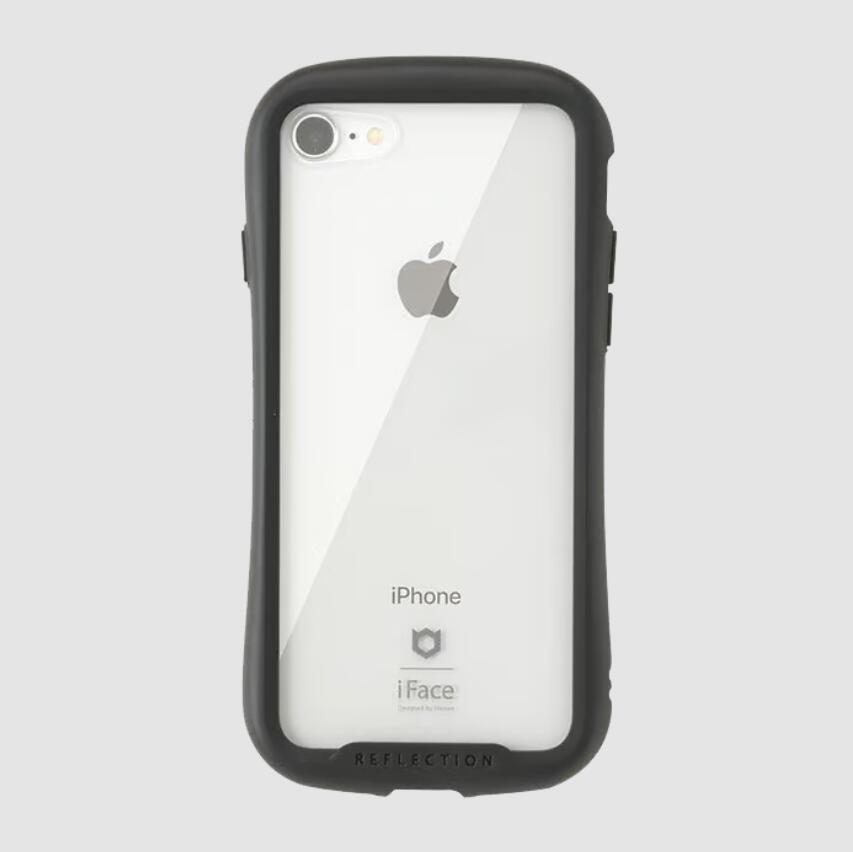 iPhone SE2/SE3/7/8用 iFace Reflection クリアケース ブラック RS0J067K 送料無料