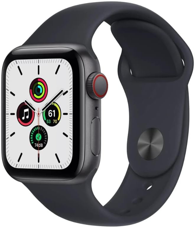 乐天商城 - 【未使用・本体のみ】 SIMフリー Apple Watch SE (GPS + Cellularモデル) - 40mm アルミニウムケース スペースグレイアルミニウムケースとミッドナイトスポーツバンド 利用制限ー(白ロム) 送料無料