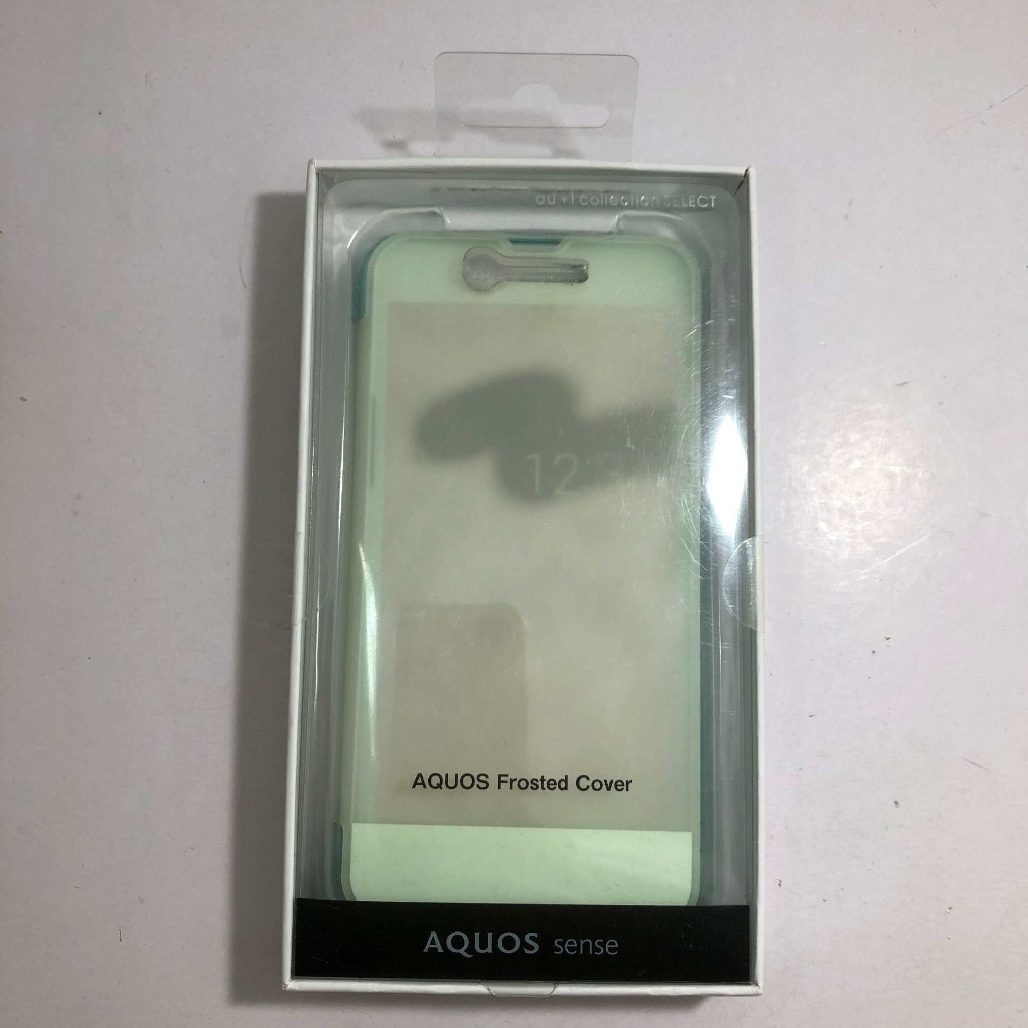 乐天商城 - 【新品・未使用】シャープ AQUOS Frosted Cover AQUOS sense SHV40用 フロステッドケース オパールグリーン 純正品 RS7C052G 送料無料