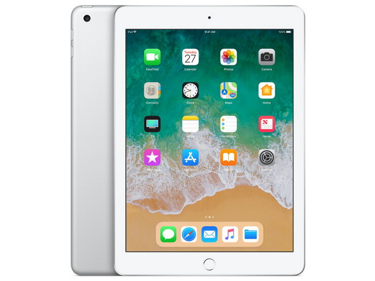 Aランク SIMフリー iPad 9.7 第6世代(2018) 32GB WIFI＋celluler シルバー 利用制限〇(白ロム) 送料無料