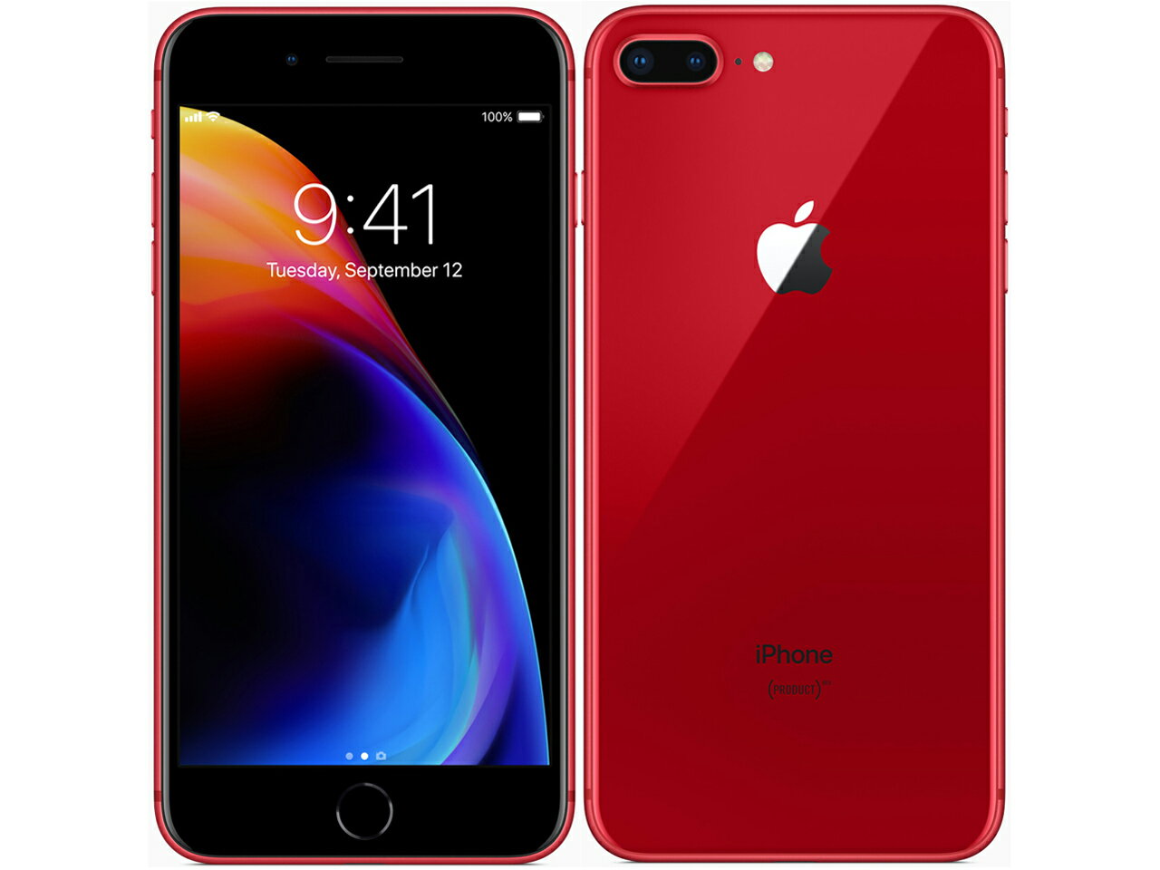 【中古】Cランク【傷や汚れあり】 SIMフリー iphone8 Plus 256GB レッド 利用制限-白ロム) 送料無料