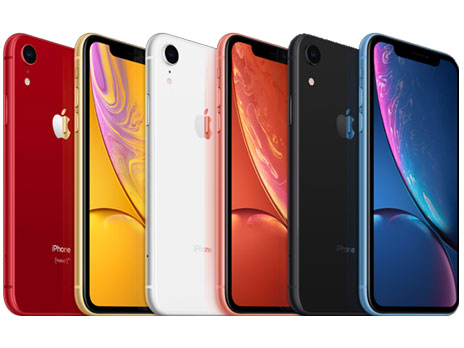 海テクの【中古】Bランク【やや傷や汚れあり】 SIMフリー iPhoneXR 64GB ブラック 利用制限〇(白ロム) 送料無料｜アングル2