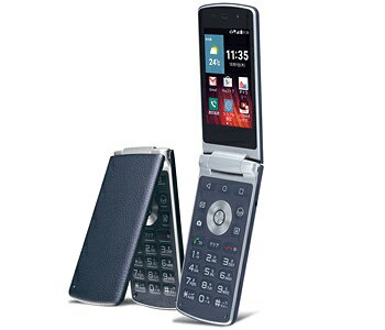 【未使用・本体のみ】SIMフリー LG Wine Smart LGS01 ネイビー ガラホ 利用制限-(白ロム) 送料無料