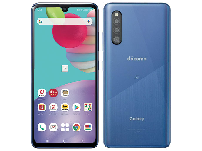 乐天商城 - 【中古】Bランク【やや傷や汚れあり】 SIMフリー SC-41A SAMSUNG Galaxy A41 ブルー 利用制限〇(白ロム) 送料無料