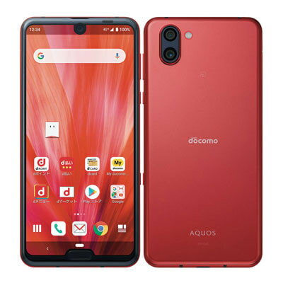 【中古】Cランク【傷や汚れあり】 SIMフリー SH-04L SHARP AQUOS R3 ラグジュアリーレッド 利用制限-白ロム) 送料無料