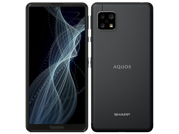 【中古】Bランク【やや傷や汚れあり】 SIMフリー SH-RM15 SHARP AQUOS sense4 lite ブラック 利用制限〇(白ロム) 送料無料