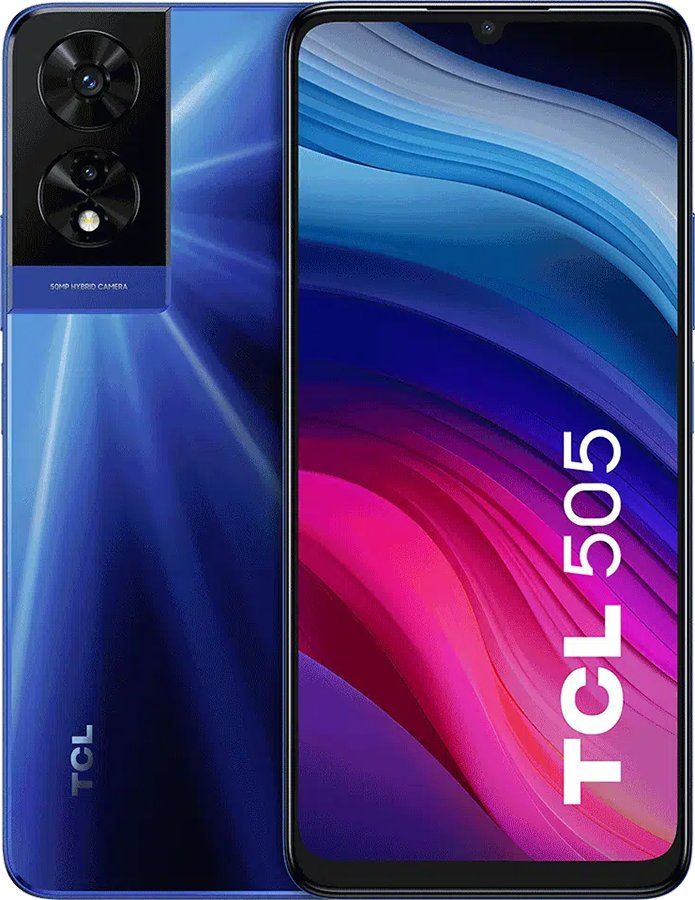  SIMフリー T509K TCL 505 4/128GB (国際版) ブルー 利用制限—(白ロム) 送料無料