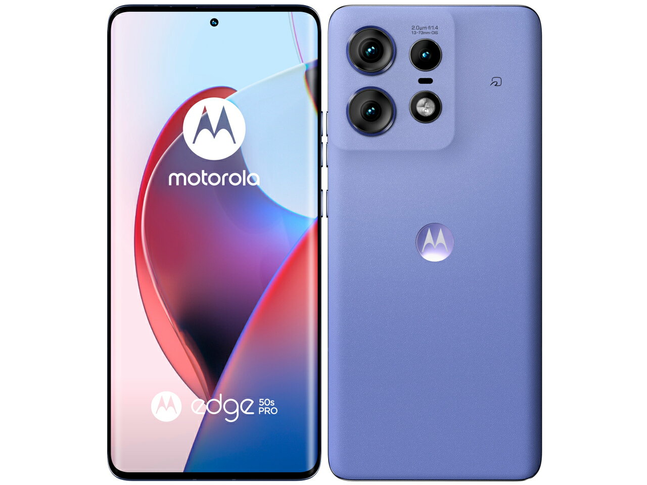 【中古】A+ランク【未使用に近い】 SIMフリー motorola edge 50s pro XT2403-5 リュクスラベンダー 利用制限〇(白ロム) 送料無料