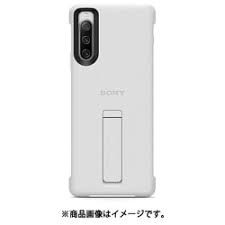 乐天商城 - 【新品・未使用】Sony純正品 Xperia 10 IV Style Cover with Stand グレー R22H009H スタンドケース 送料無料