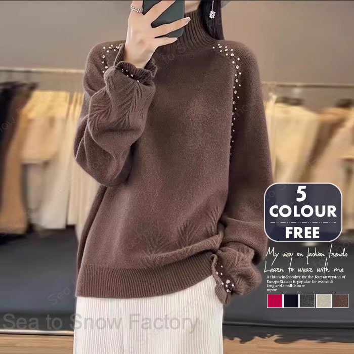 Rakuten - 新作ニット春 レディースニット 春ニット レディースセーター春秋 大人ニット春 レディースニットトップス レディースブラウス 春ニット ビッグサイズニット春 ゆったり きれいめニット ソフト 上品 上質 お出かけ オシャレ 大人可愛い 合わせやすい