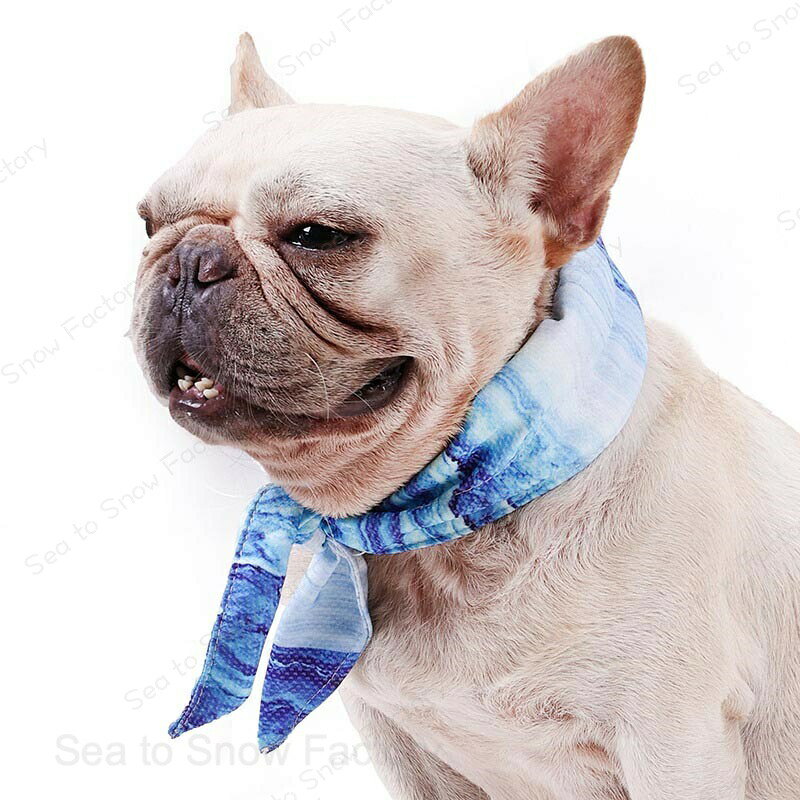 ペットグッズ 犬 夏 クールネック 冷たい首輪 接触冷感 首 ひんやり 暑さ対策 熱中...