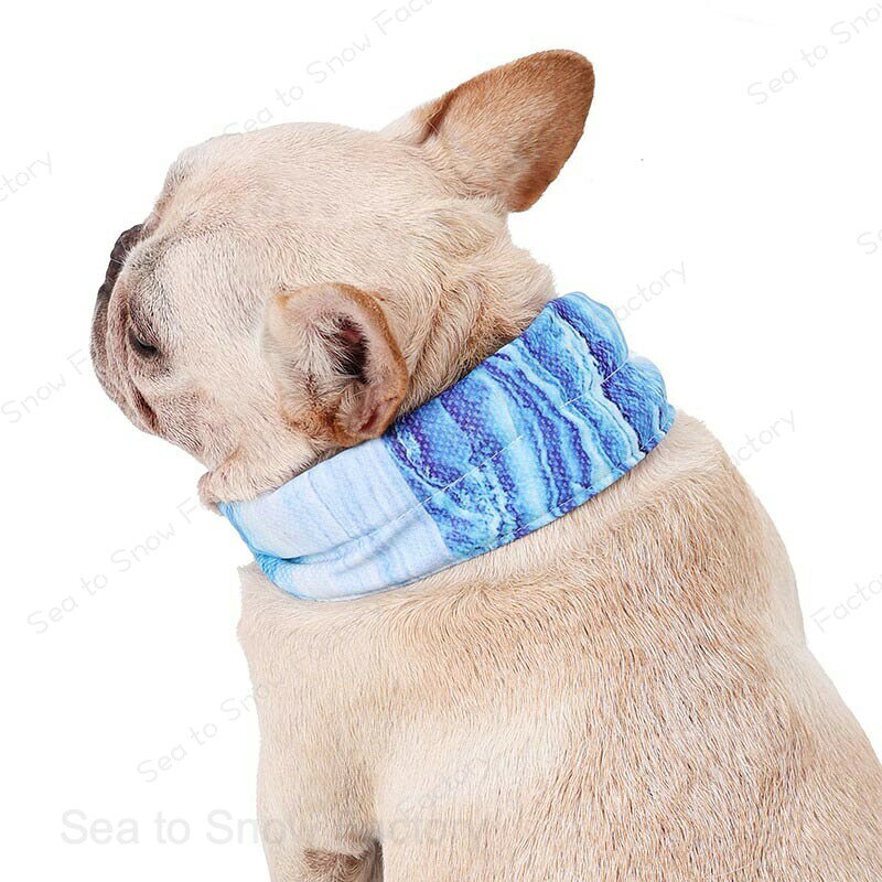 ペットグッズ 犬 夏 クールネック 冷たい首輪 接触冷感 首 ひんやり 暑さ対策 熱中...