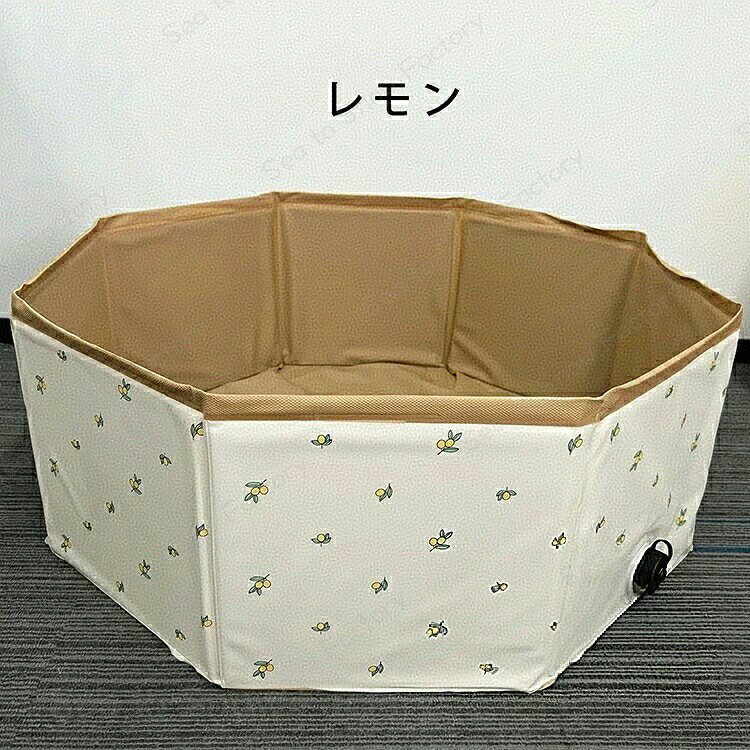 ペットグッズ プール 空気入れ不要 ビニールプール 折りたたみ 子供プール ペット...