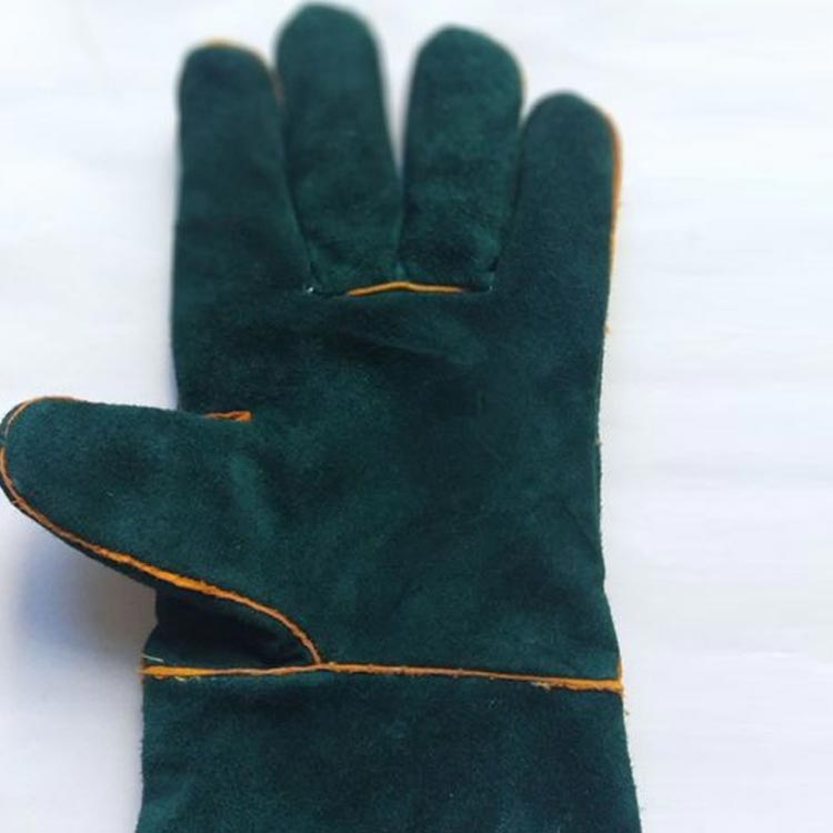 【送料無料】噛み ペット 爬虫類 猫 犬 手袋 仕事 庭 作業用 60cm 保護手袋 牛革 ...