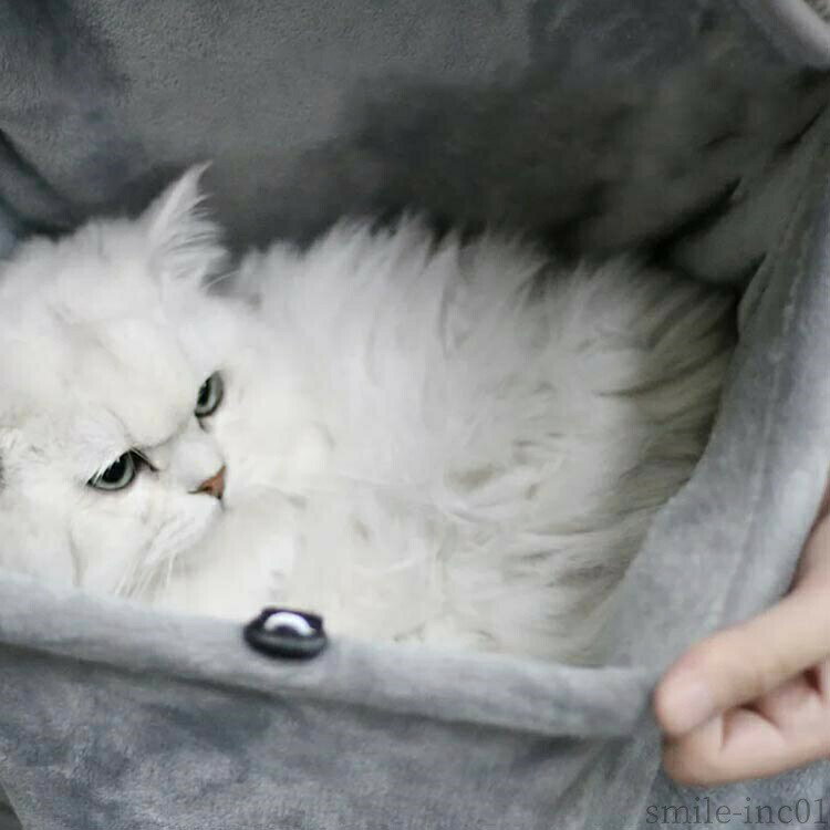 Sea to Snow Factoryの【送料無料】前 ペットバッグ ペットスリング 小型犬 ペット寝袋 寝袋 抱っこ紐 犬 猫 モコモコ フワフワ 抱っこ用エプロン キャリーバッグ｜アングル3