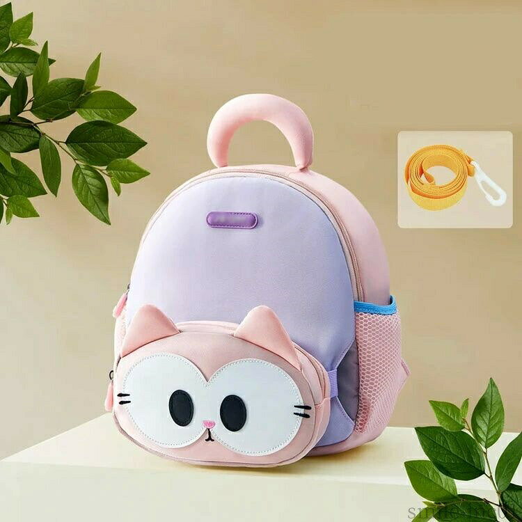 Sea to Snow Factoryの【送料無料】かわいい 幼稚園 保育園 子供 誕生日プレゼント 2way 子供用 リュック ハーネス ウェストポーチ付き 迷子防止｜アングル3