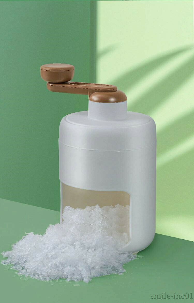 【送料無料】専用製氷カップ付き プレゼント 夏 携帯便利 小型 操作カンタン 暑さ対策グッズ 業務用 家庭用 アイスクラッシャー 手動