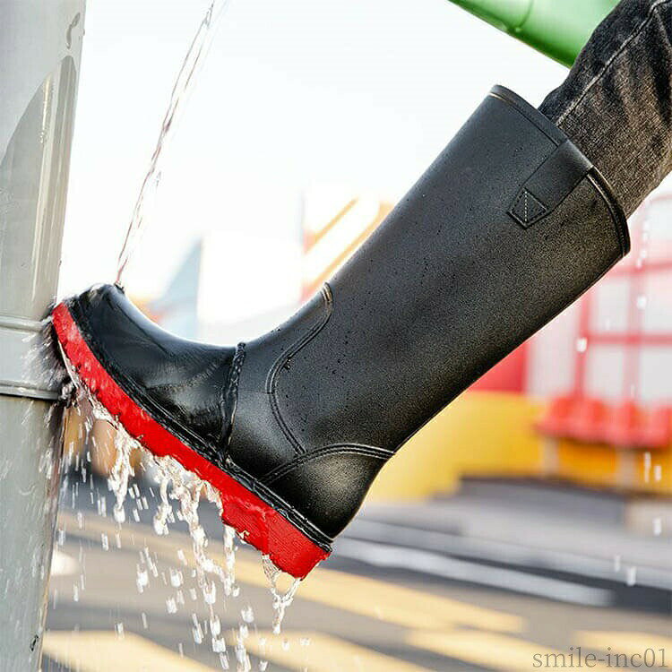 【送料無料】長 メンズ ブーツ おしゃれ 防水 滑りにくい 雨 おしゃれ ラバーブーツ スノーブーツ 完全防水 仕事用 一体成型 レディース 幅広 seatosnowfactory-10011199 Sea to Snow Factory サンプル画像3