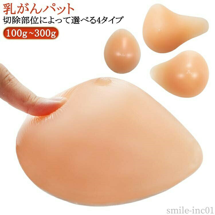 【送料無料】パッド 全摘 バスト補正 乳がん用 肩こり 乳がん 乳がん専用 人工乳房 ブラ 左胸 100g~300g シリコン 乳がん 右胸 ボディメイク