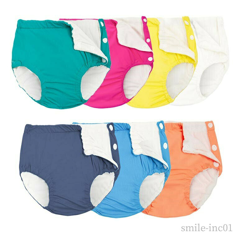 Sea to Snow Factoryの【送料無料】保 ベビー水着 水着 水遊び 男の子 水遊びおむつパンツ オムツ機能付き 付き 機能 幼稚園 ベビー 90cm 水遊びパンツ 3重 女の子｜アングル2