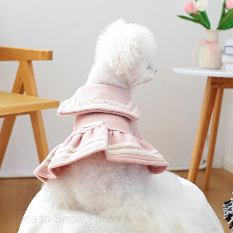 ペットウェア 犬 猫 ワンちゃん ネコちゃん用 秋冬 カジュアル 韓国風 ゴールドラ...