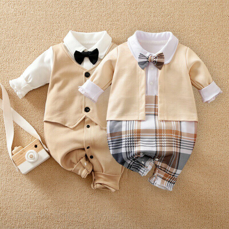 ベビー フォーマル 男の子 ロンパース ベビー服 赤ちゃん用 カバーオール キッズ 子供服 フォーマル 男の子 ロンパース お食い初め 服 男の子 長袖 フォーマルロンパース おしゃれ ベビー服 結婚式 お呼ばれ 出産祝い お宮参り ギフト