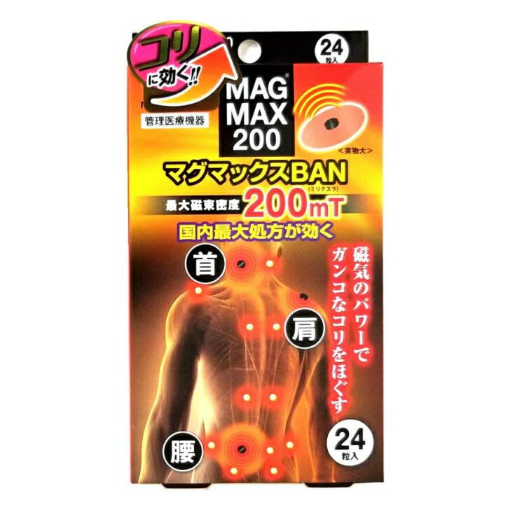 マグマックスBAN 24粒入り マグネットバン MAGMAX200 磁束密度200mT