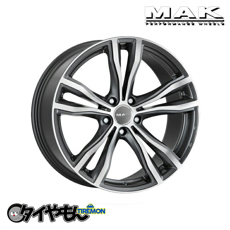 MAK X-MODE エックスモード 20インチ 5H112 9J +35 1本 GM BMW X3M(F97)、X4M(F98)、X5(G05), X6(G06)、X7(G07)4枚通しで装着可 アルミホイール