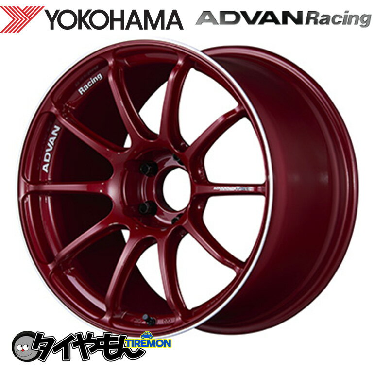 樂天商城 - ヨコハマ アドバンレーシング RS3 18インチ 5H100 9.5J +45 1本 ホイール CRR 軽量 ADVAN Racing
