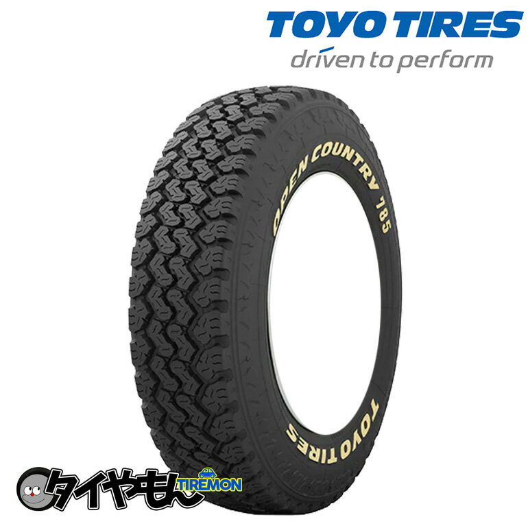BRIDGESTONE - トーヨータイヤ オープンカントリー 785 205/0R16 205R16 110/108N 8PR 16インチ 4本セット OPEN COUNTRY ホワイトレター サマータイヤ