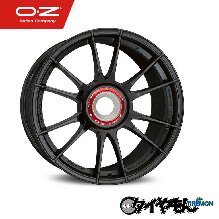 OZ Ultraleggera HLT CL 19インチ 1Hセンターロック 12J 48 1本 ホイール マットブラック ポルシェ専用 オーゼット ウルトラレッジェーラ