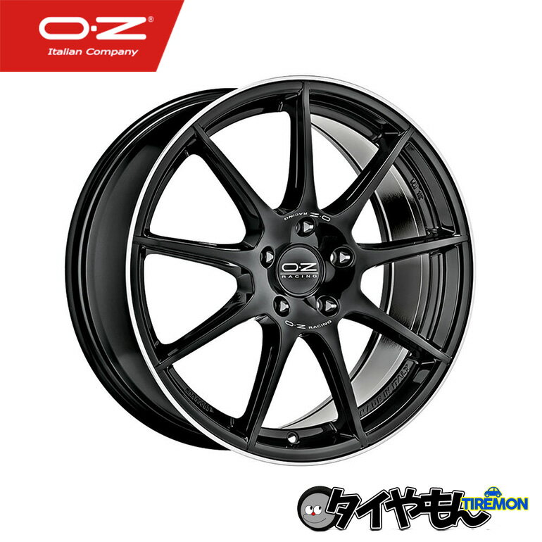 樂天商城 - OZ Sport Veloce GT 18インチ 5H114.3 8J +45 1本 ホイール グロスブラックダイヤモンド オーゼット GB