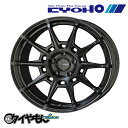 AME GALERNA REFINO ガレルナ レフィーノ 18インチ 5H114.3 9.5J 22 1本 ホイール マットブラック WRX STI ランエボ10 GT-R34 350/3