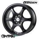 5ZIGEN プロレーサー キャノンボール 16インチ 4H100 6J 45 1本 ホイール セミグロスブラック ハブ径67.1φ 軽量ホイール