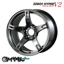 CST ZERO1 HYPER v2 ゼロワンハイパー 18インチ 5H114.3 9.5J +12 1本 ホイール シルバー シルビア 180sx チェーサー スカイライン ドリフ