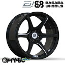 アクセレラ バサラホイール 17インチ 5H114.3 9J 15 1本 ホイール ブラック BASARA WHEELS ドリフト GTR