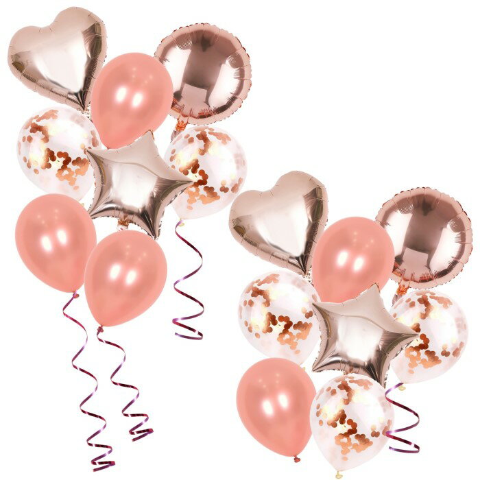 ローズゴールド バルーン パーティー ウエディング バースデー 飾り付け デコレーション セット 誕 ...