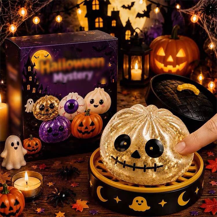 新登場 スクイーズ 小籠包 もちもち ハロウィンおもちゃ 減圧グッズ ハロウィン装飾 2個セット 握る 肉まん 低反発 ハロウィンシリーズ ストレス解消グッズ 柔らかい ふわふわ 減圧おもちゃ 肉まん 持ち運び便利 可愛い プレゼント second-stage01-10024599 Amoremio 楽天市場店 サンプル画像2