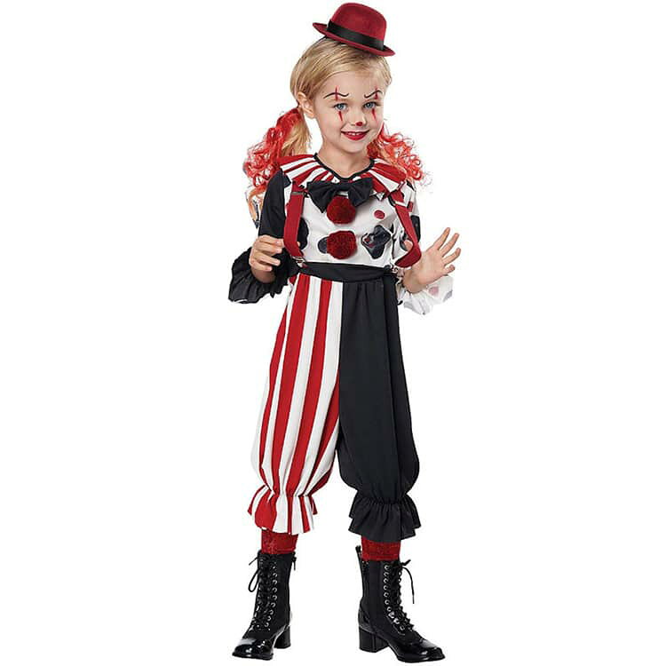 仮装 ハロウィン 衣装 ピエロ ピエロコスチューム コスプレ コスチューム ハロウィン仮装 子供 ワンピース ドレス 長ズボン 長袖 女の子 男の子 ハロウィーン サーカス 道化師 コスプレ衣装 ハロウィン ピエロ服 ジャグリング 服 長袖 クリスマス second-stage01-10025177 Amoremio 楽天市場店 サンプル画像2