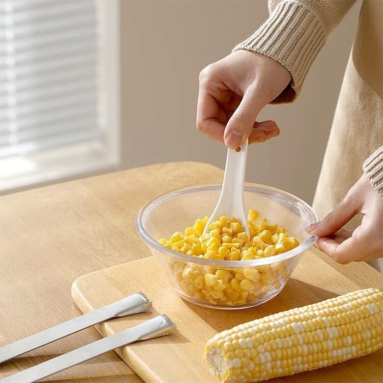 子ども コーン コーンピーラー 料理 ステンレス 粒取り 便利 簡単 シンプル 夏 大人 とうもろこし 調理器具 野菜 サラダ 時短料理 家庭 業務用 仕事 楽々 2本セット おしゃれ 使い易い コーンピーラー とうもろこし皮むき器 second-stage01-10022634 Amoremio 楽天市場店 サンプル画像2