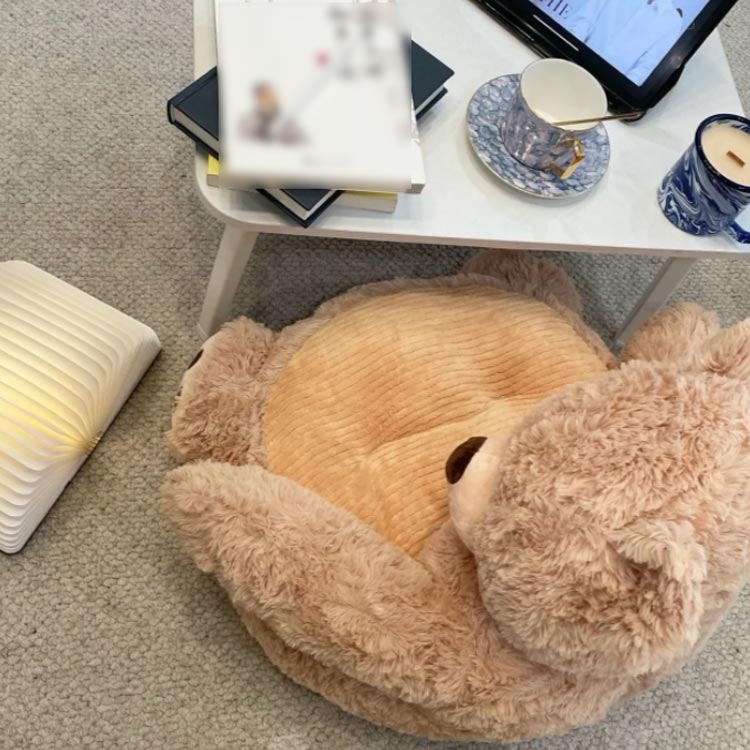 ソファ おしゃれ 子供用 クッション ソファー キッズ リビング キッズソファー 1人掛け 椅子 パンダ 熊 かわいい イス 出産祝い 男の子 女の子 誕生日プレゼント ぬいぐるみ おもちゃ アニマル フロアソファー 椅子 [2]