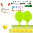 卓球セット 2本ラケット付き 一人 5個ボール トレーニング 卓球 卓球練習機 卓球練習マシン 高さ調節可 卓球トレーナー 室内 部屋 卓球トレーナー 親子 大...