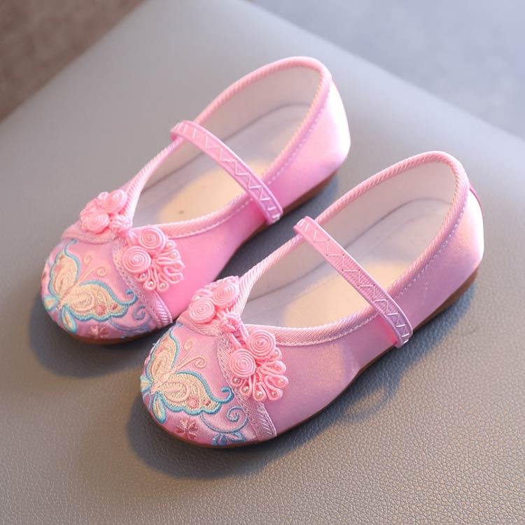 痛くない草履 刺繍 草履 シューズ 発表会 赤 キッズ 靴 子供靴 草履 赤 ピンク 和...