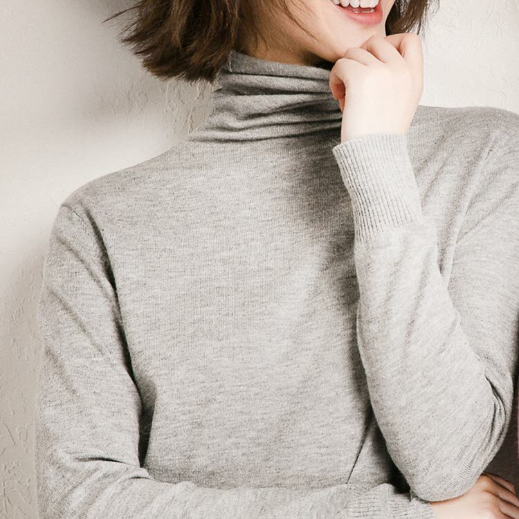 全14色 ニット レディース タートルネック ...の紹介画像2