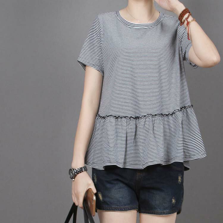 Tシャツ 半袖 ボーダー トップス レディース...の紹介画像2