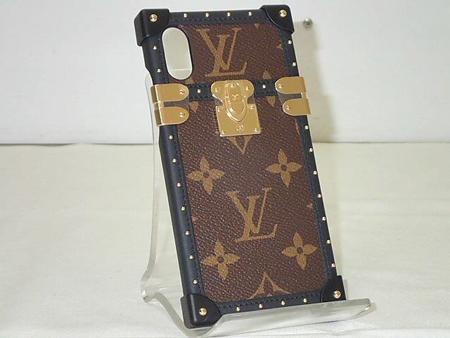 ★【送料無料】LOUIS　VUITTON　ルイヴィトン　モノグラム　アイ・トランク　iPhone X＆XS　アイフォン10・(10Sにも対応)/アイフォンケース　M67892　当店では以前77,000　【中古】【未使用】あす楽対応